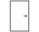 PORTES INTÉRIEURES LISSES ET LAQUÉES EN BLANC