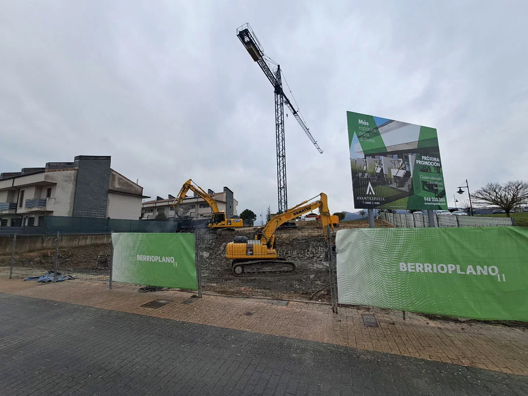 Se inician las obras de Berrioplano en Pamplona