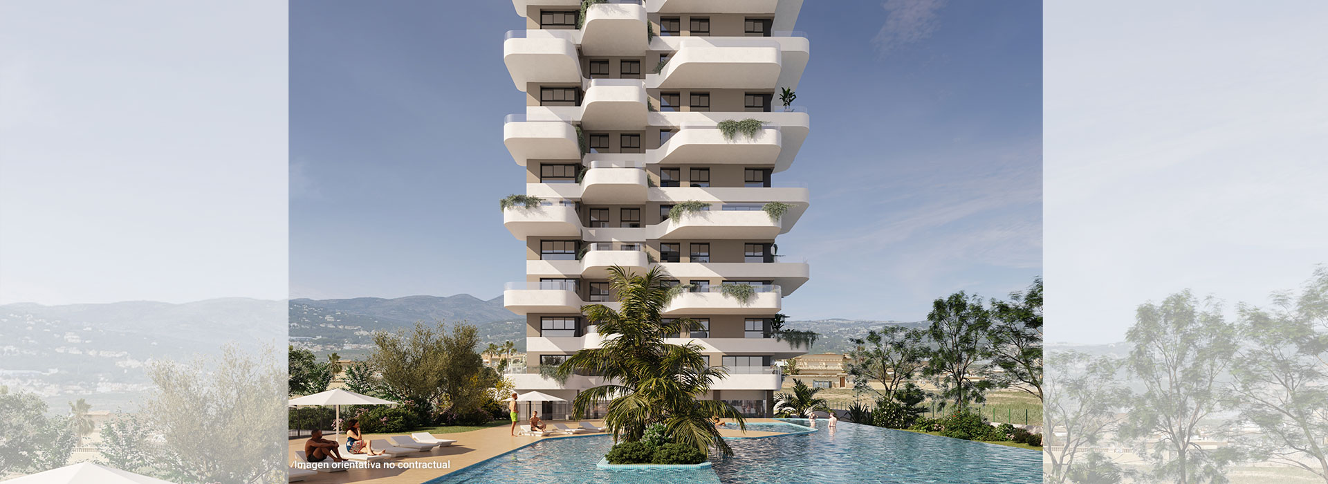 Promoción de Calpe.Imagen orientativa no contractual.