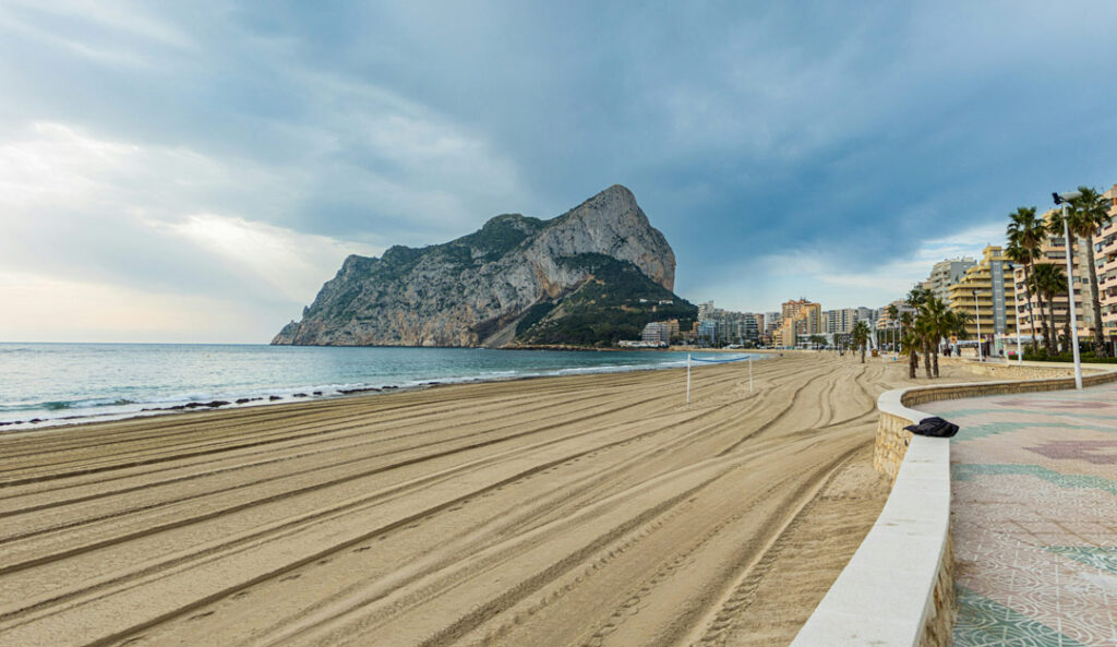 Playa de Calpe.