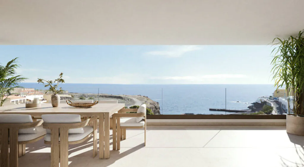Vista de una terraza.