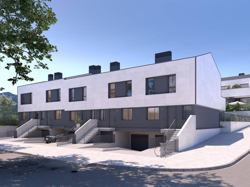 Promoción de chalets adosados de Avantespacia en Berrioplano